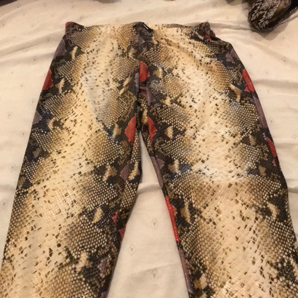 Fashion nova snake pants